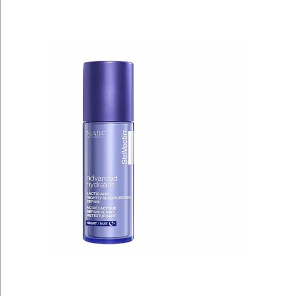 NEW! StriVectin Advanced Hydration Lactic Acid Nightly Retexturizing Serum